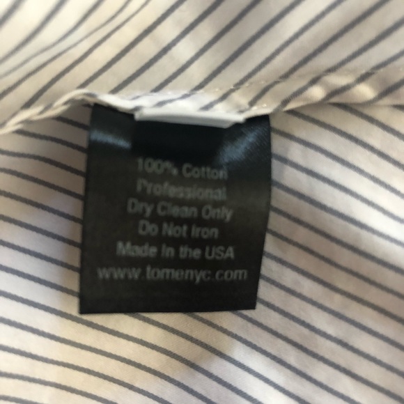 NWOT Tome Striped Peplum Shirt - Picture 14 of 15